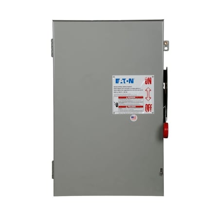 Eaton General Duty Cartridge Fuse Safety Switch 2-Pole 200 A DG224NRK